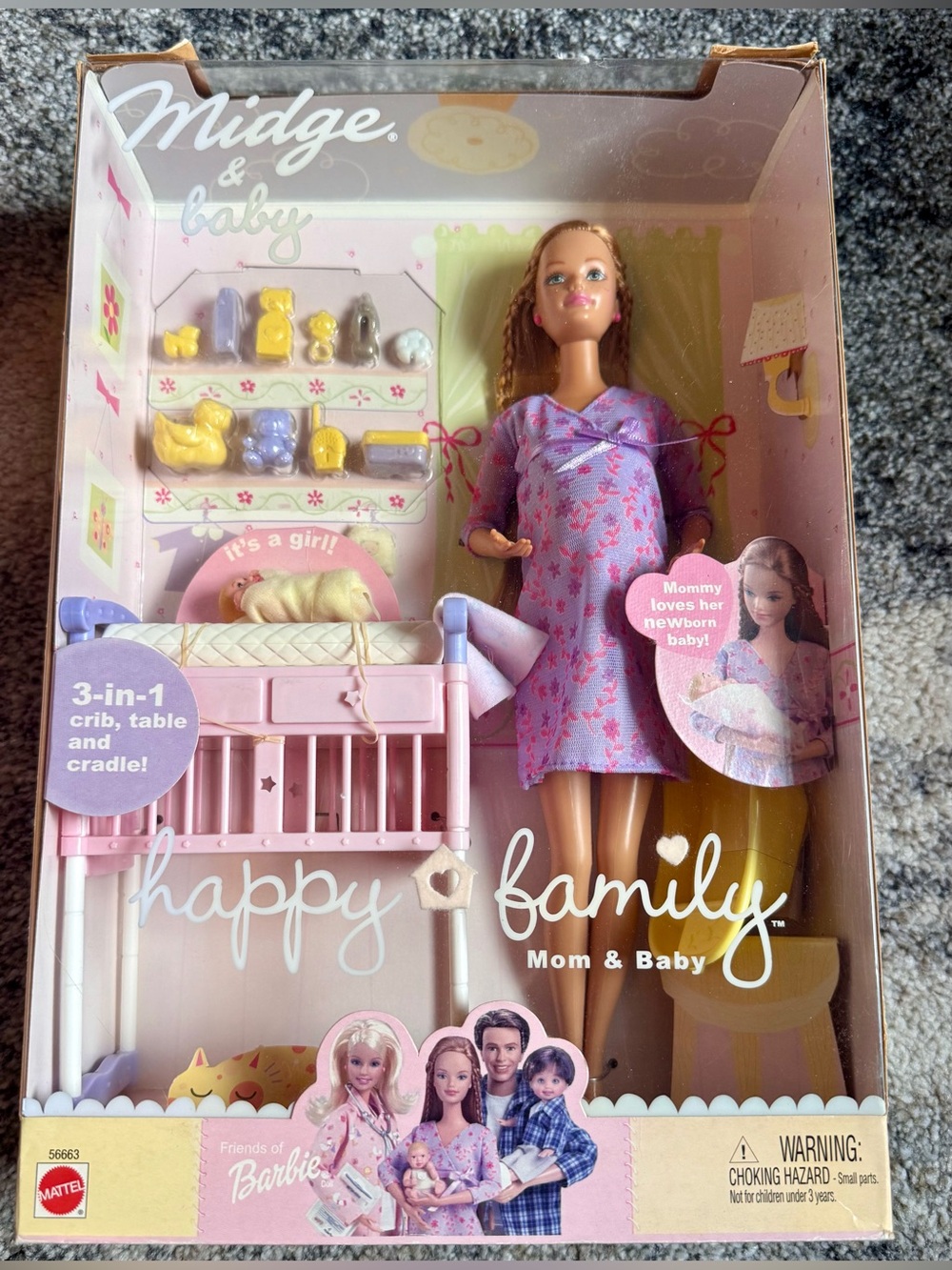 Barbie Midge & Baby Happy Family Mom & Baby Doll